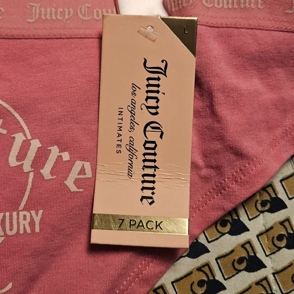 7 Pack Juicy Couture Panty Set - Picture 4 of 5